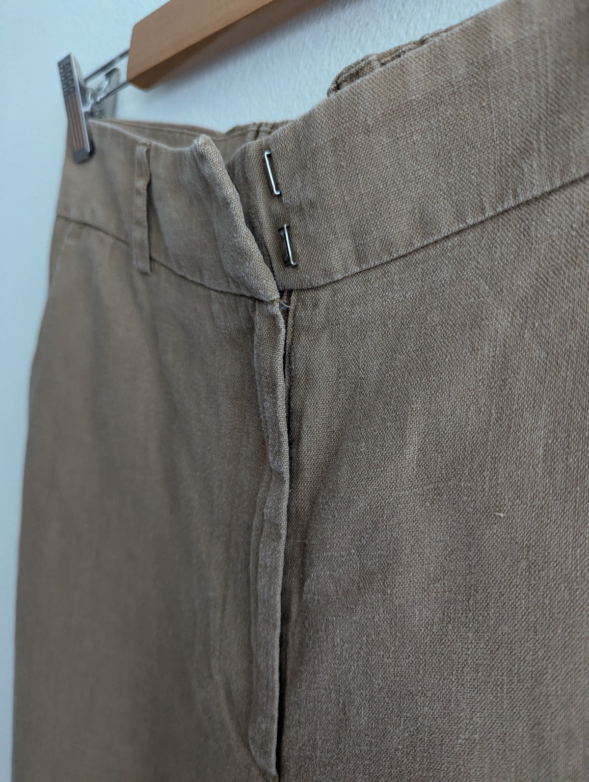 Preview Tan Linen Pant