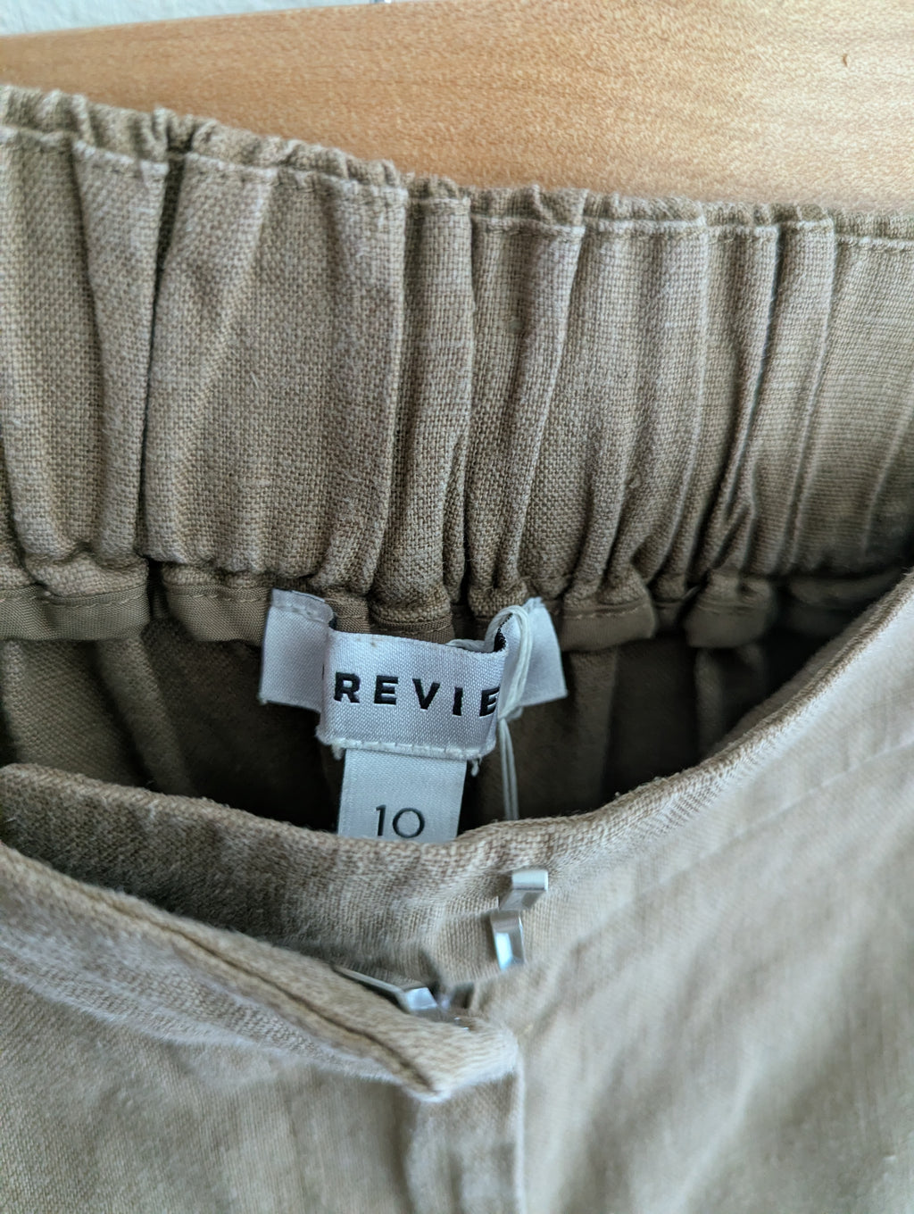 Preview Tan Linen Pant