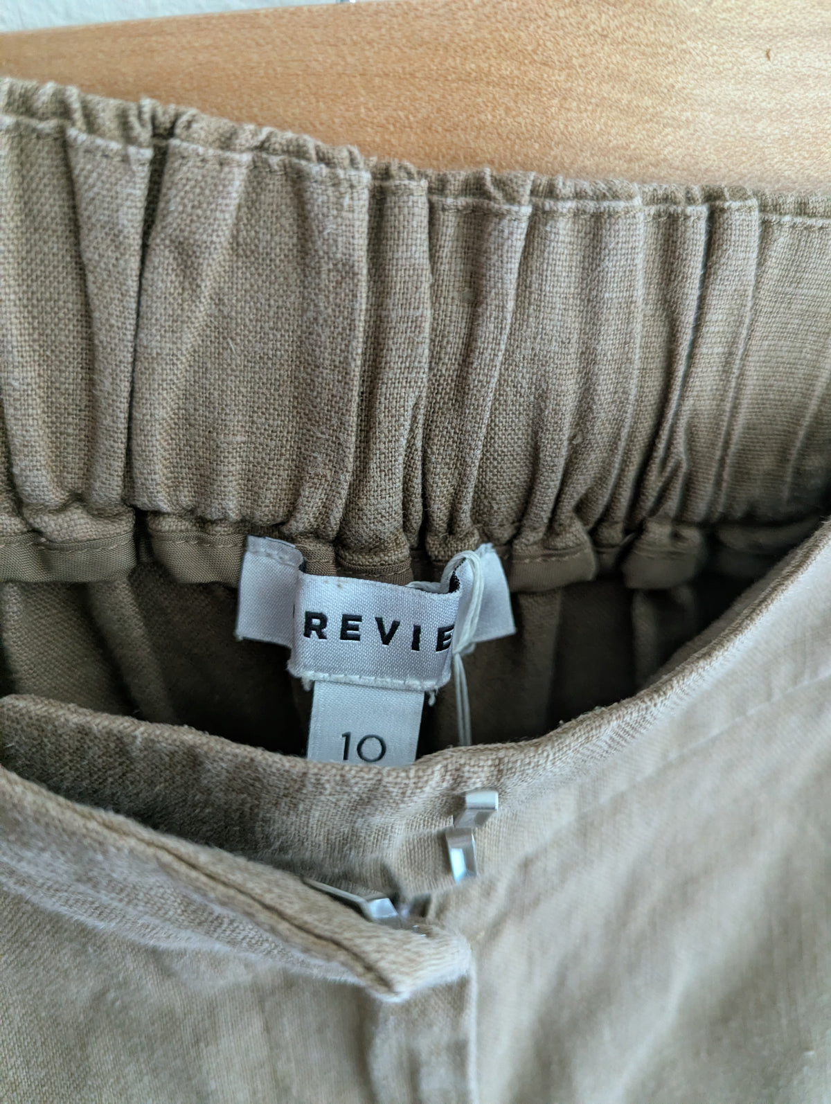 Preview Tan Linen Pant