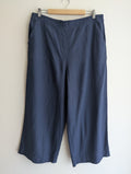 Sussan Linen-Blend Crop Pull-on Pant