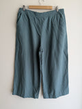 Sussan Linen-Blend Crop Pull-on Pant