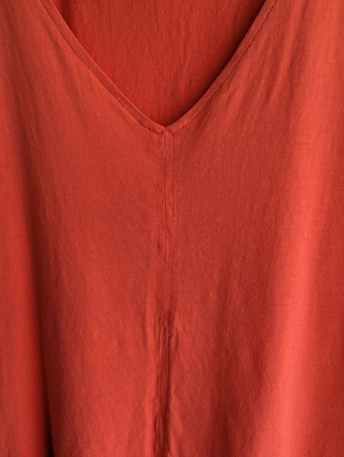 Sussan Orange V Seam Tee