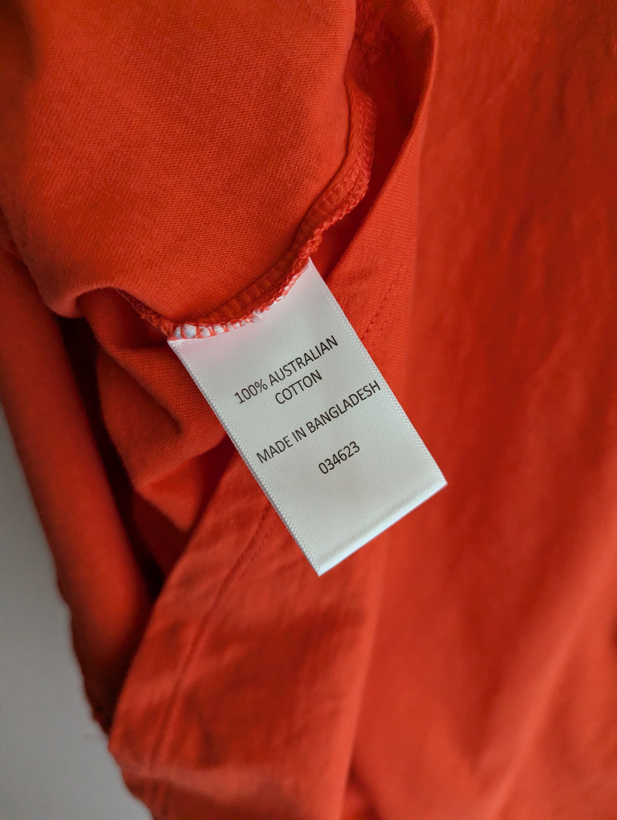 Sussan Orange V Seam Tee
