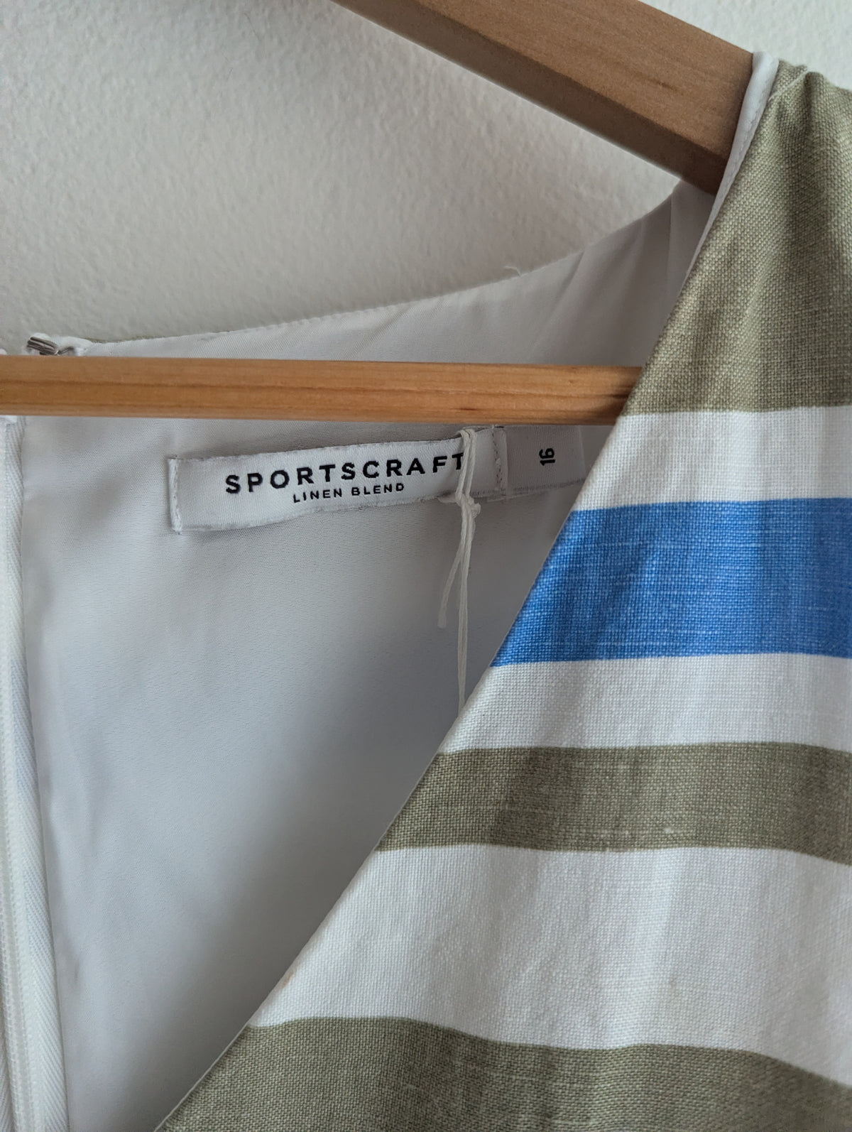 Sportscraft Fit and Flare Stripe Dress