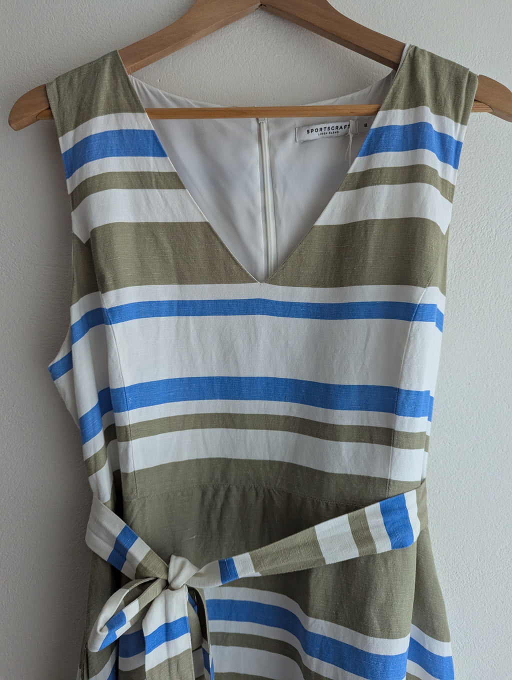 Sportscraft Fit and Flare Stripe Dress