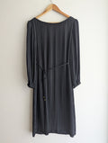 Witchery Black Pleated Midi Dress