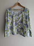 Wendy Mclean Floral Button-up Top