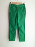David Lawrence Bright Green Sarah Compact Cotton Pant