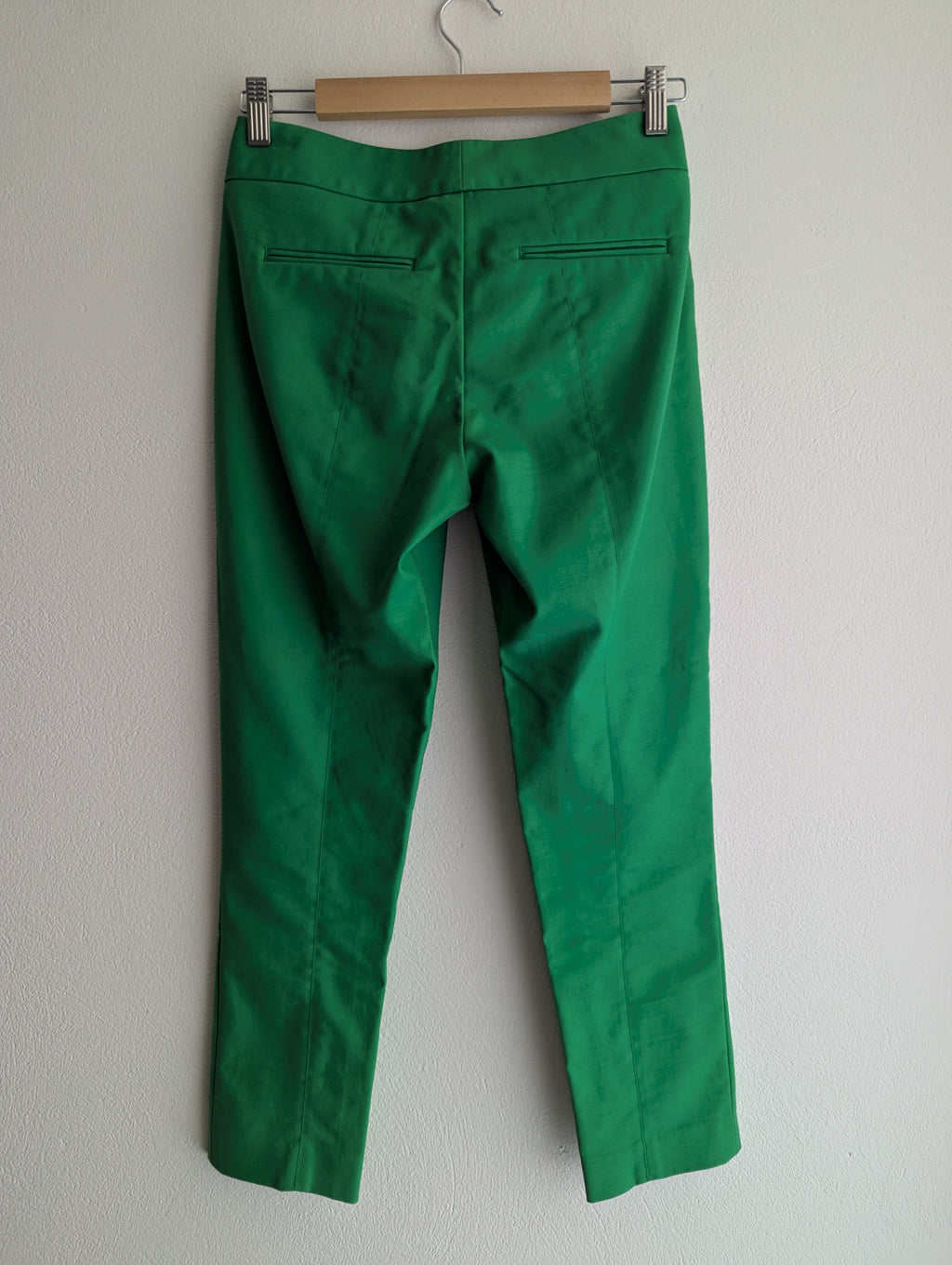 David Lawrence Bright Green Sarah Compact Cotton Pant