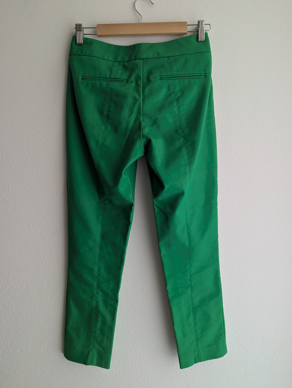 David Lawrence Bright Green Sarah Compact Cotton Pant