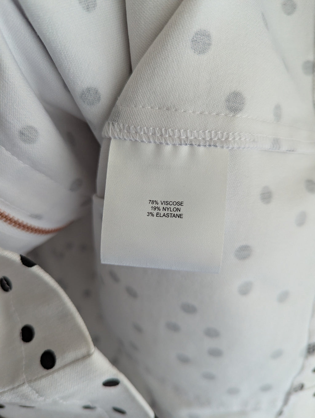 Pingpong Black & White Polka Dot Midi Dress