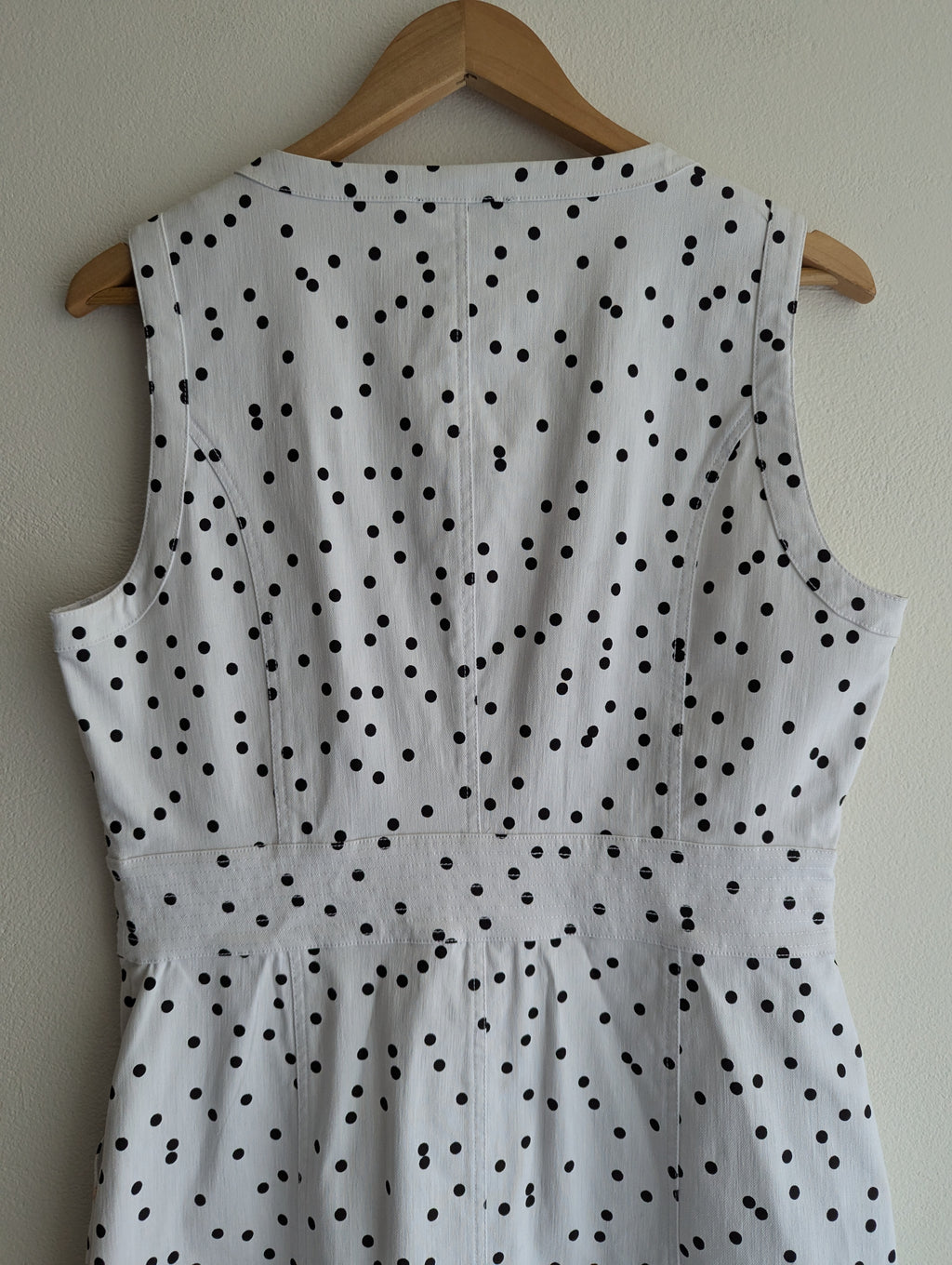 Pingpong Black & White Polka Dot Midi Dress