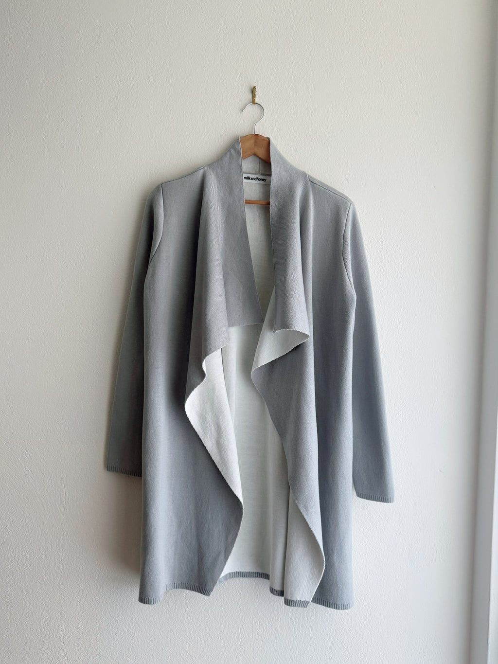 Milk and Honey Longline Waterfall Cardigan