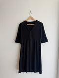 Saba Black Soft Jersey Knit Dress