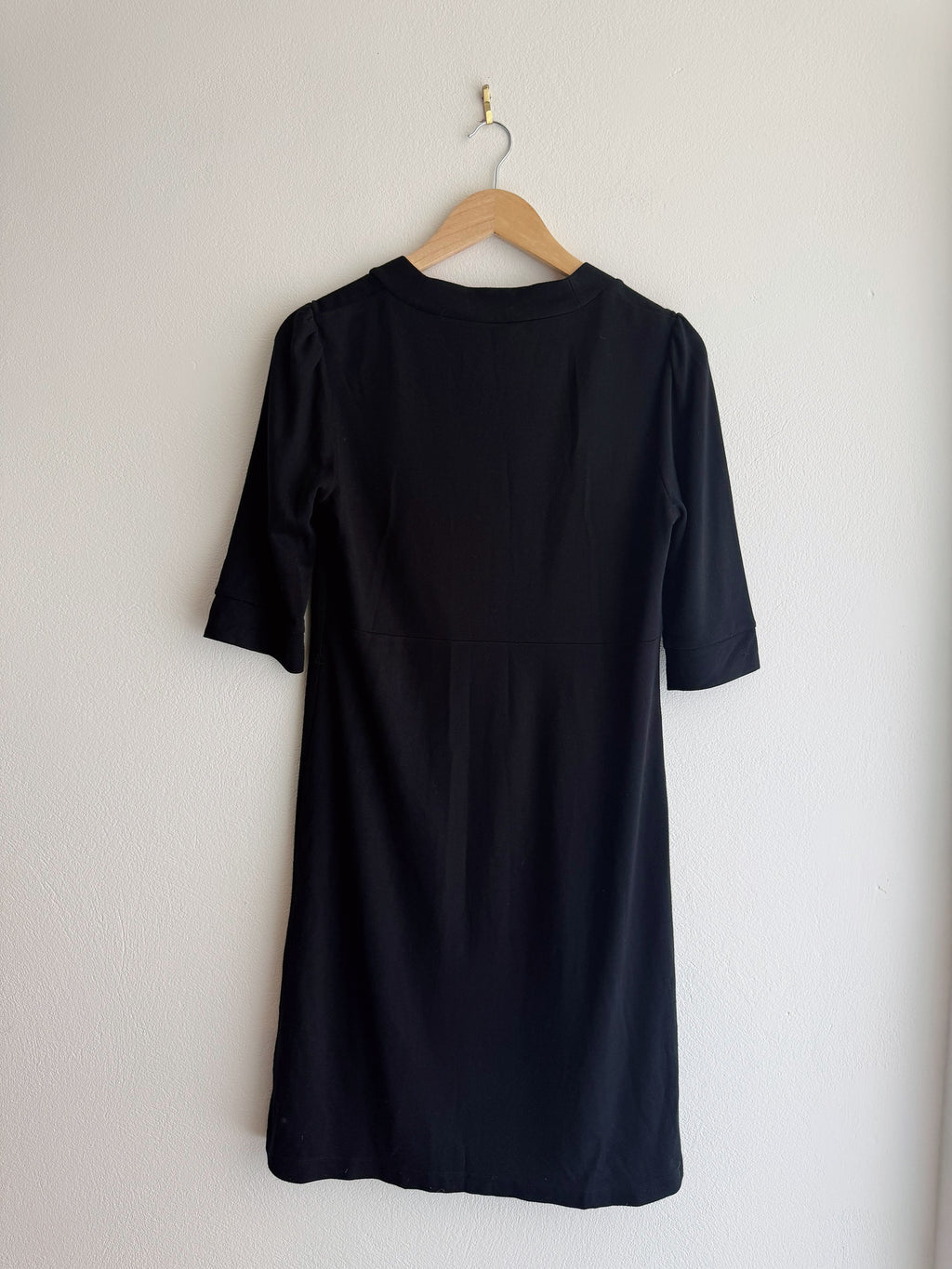 Saba Black Soft Jersey Knit Dress