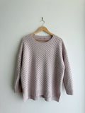 Sussan Eyelet Knit Dusty Pink Jumper