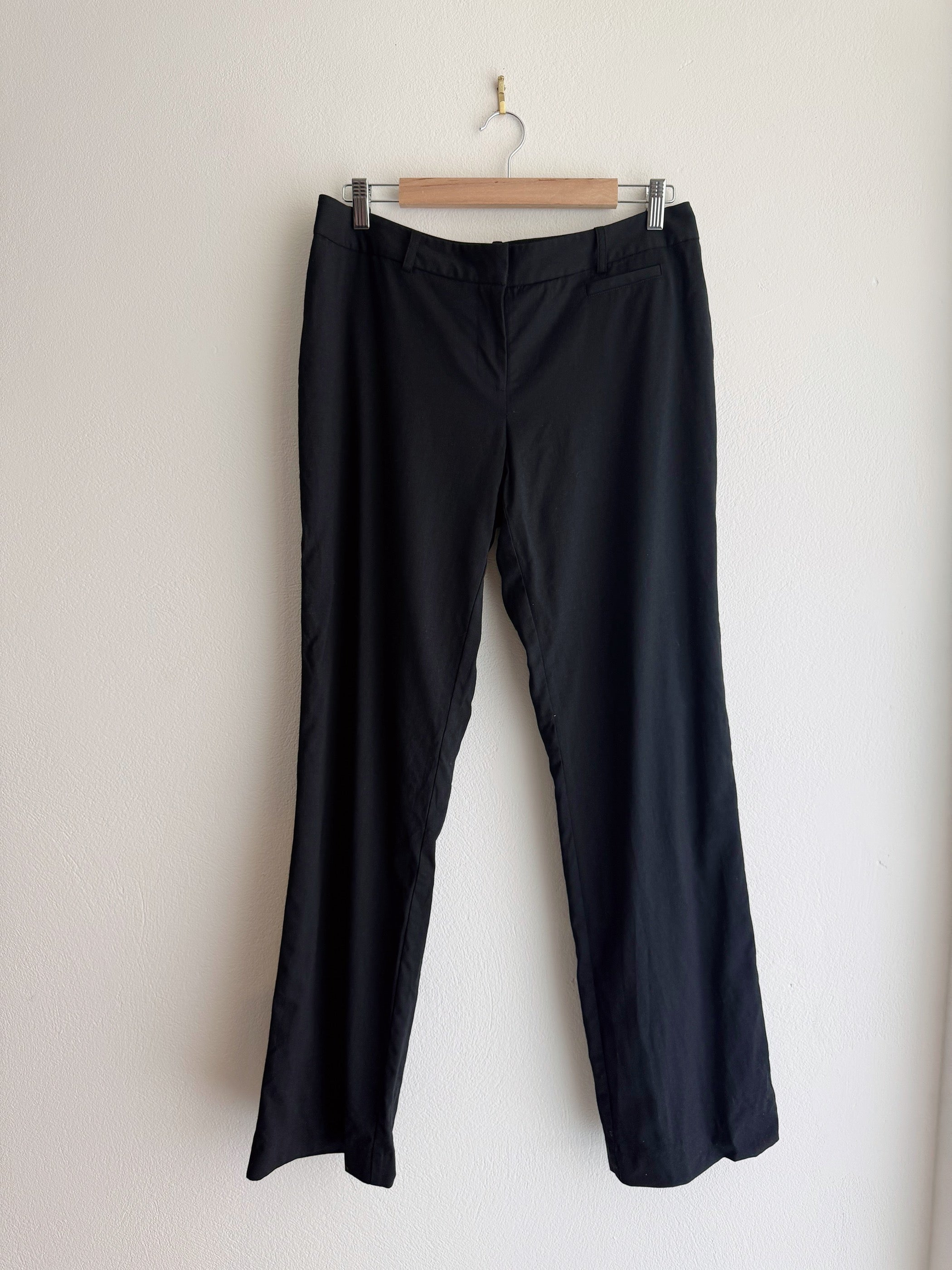Saba Black Wool Tailored Trousers