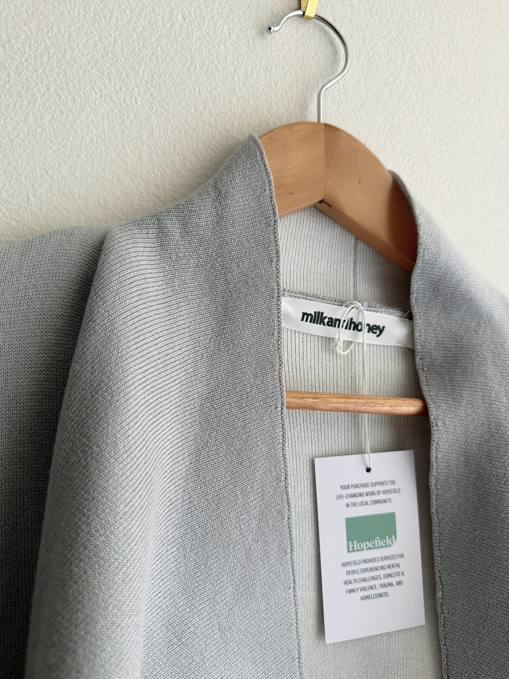 Milk and Honey Longline Waterfall Cardigan