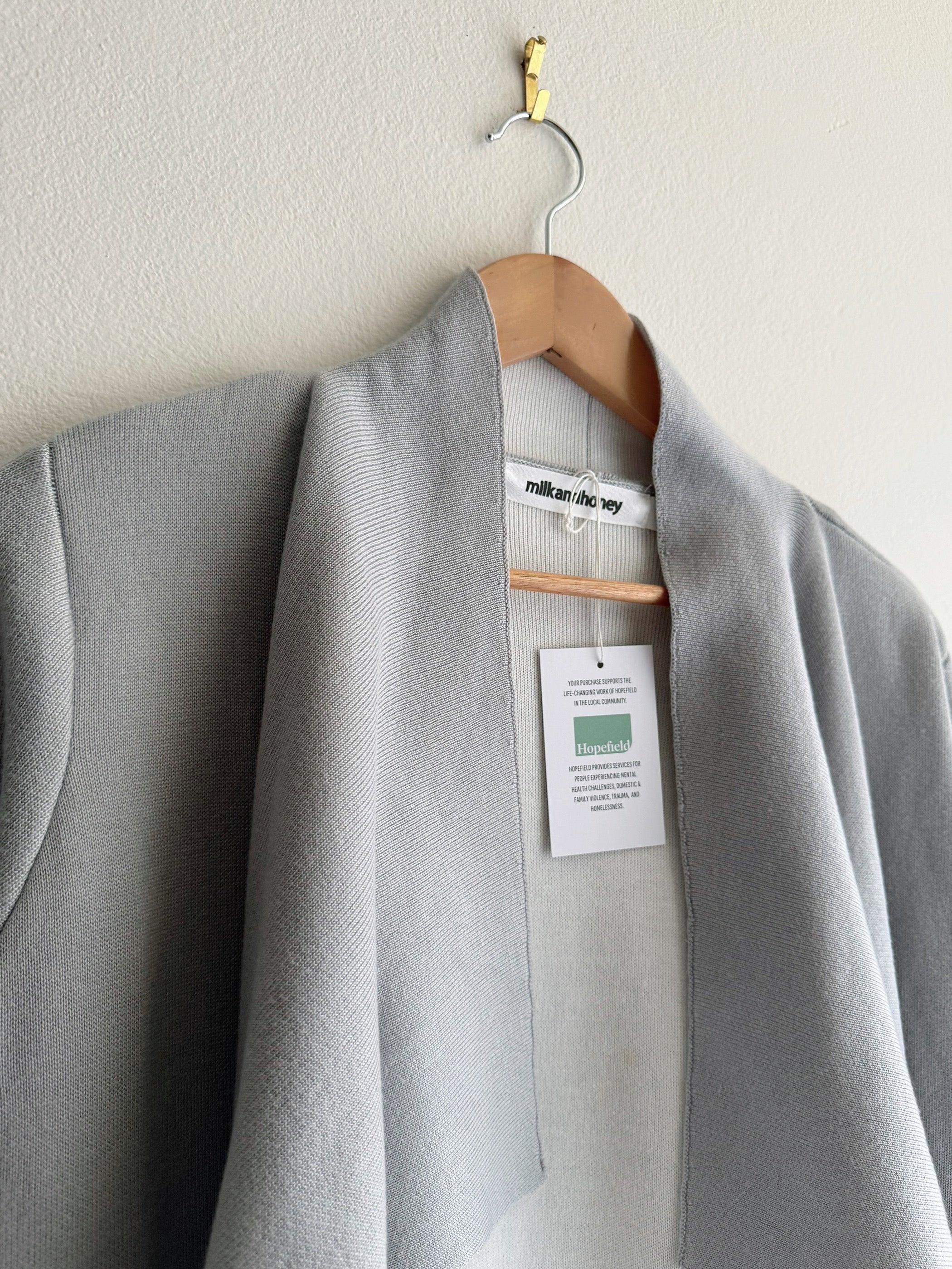 Milk and Honey Longline Waterfall Cardigan