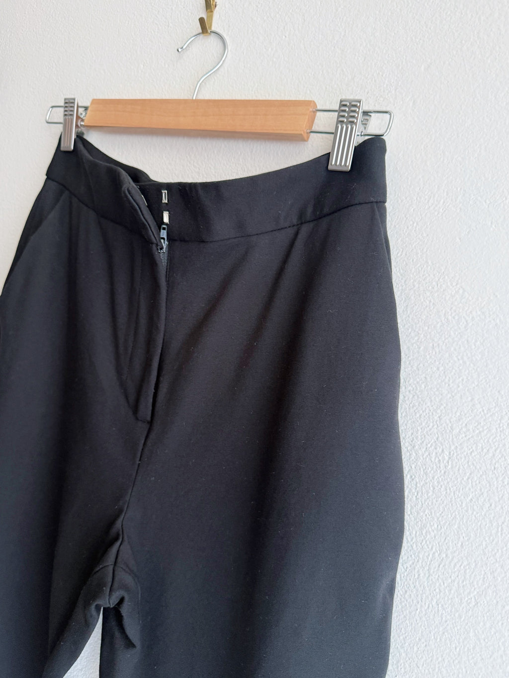 Saba Black Wool Tailored Trousers