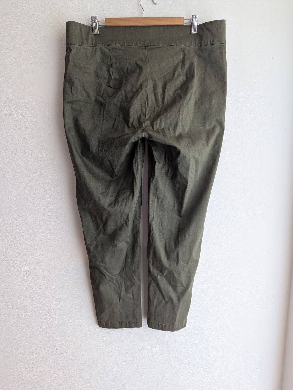Sara Seam Detail Khaki Pants