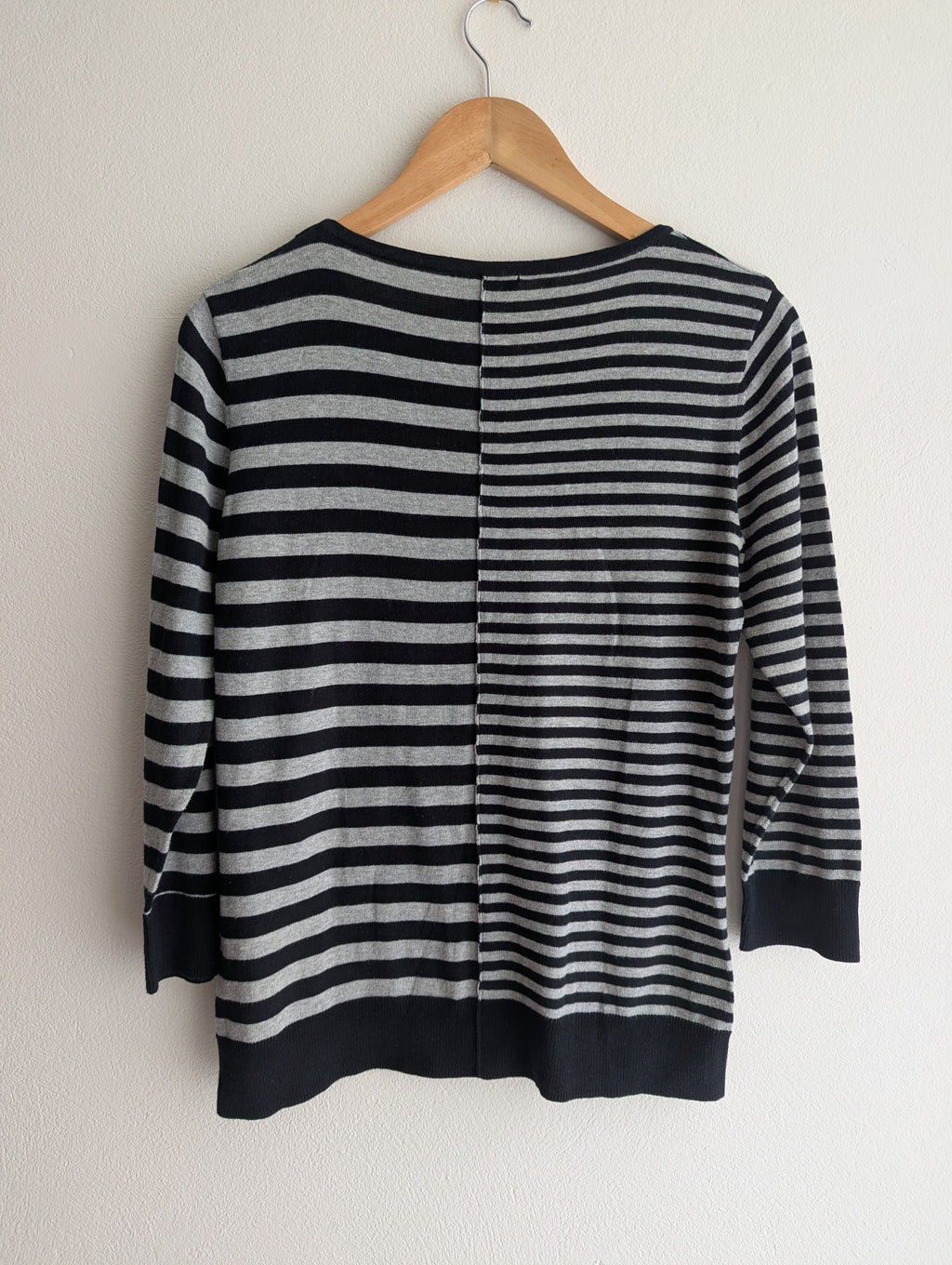 Veronika Maine Cotton Stripe Knit Top