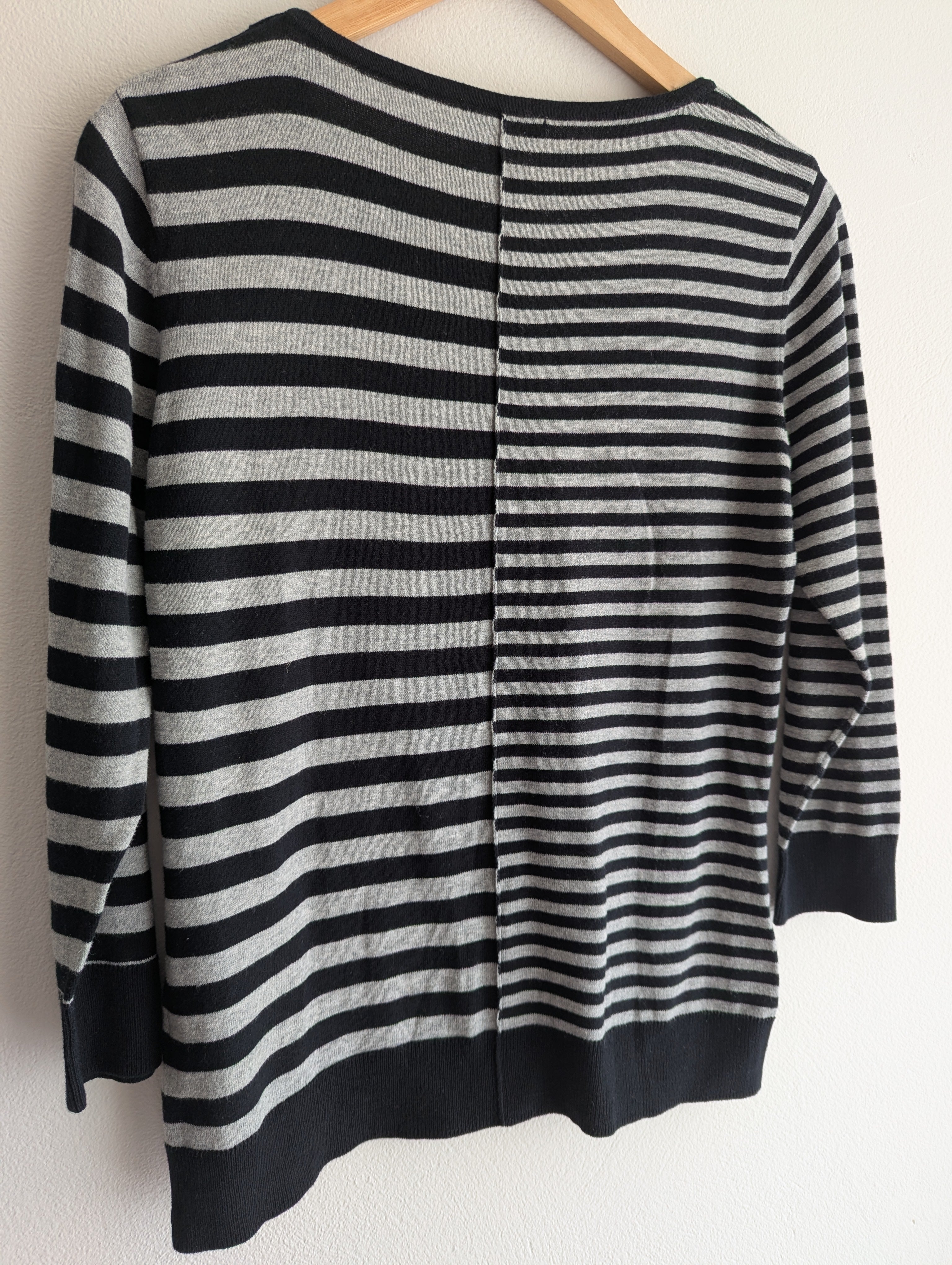 Veronika Maine Cotton Stripe Knit Top