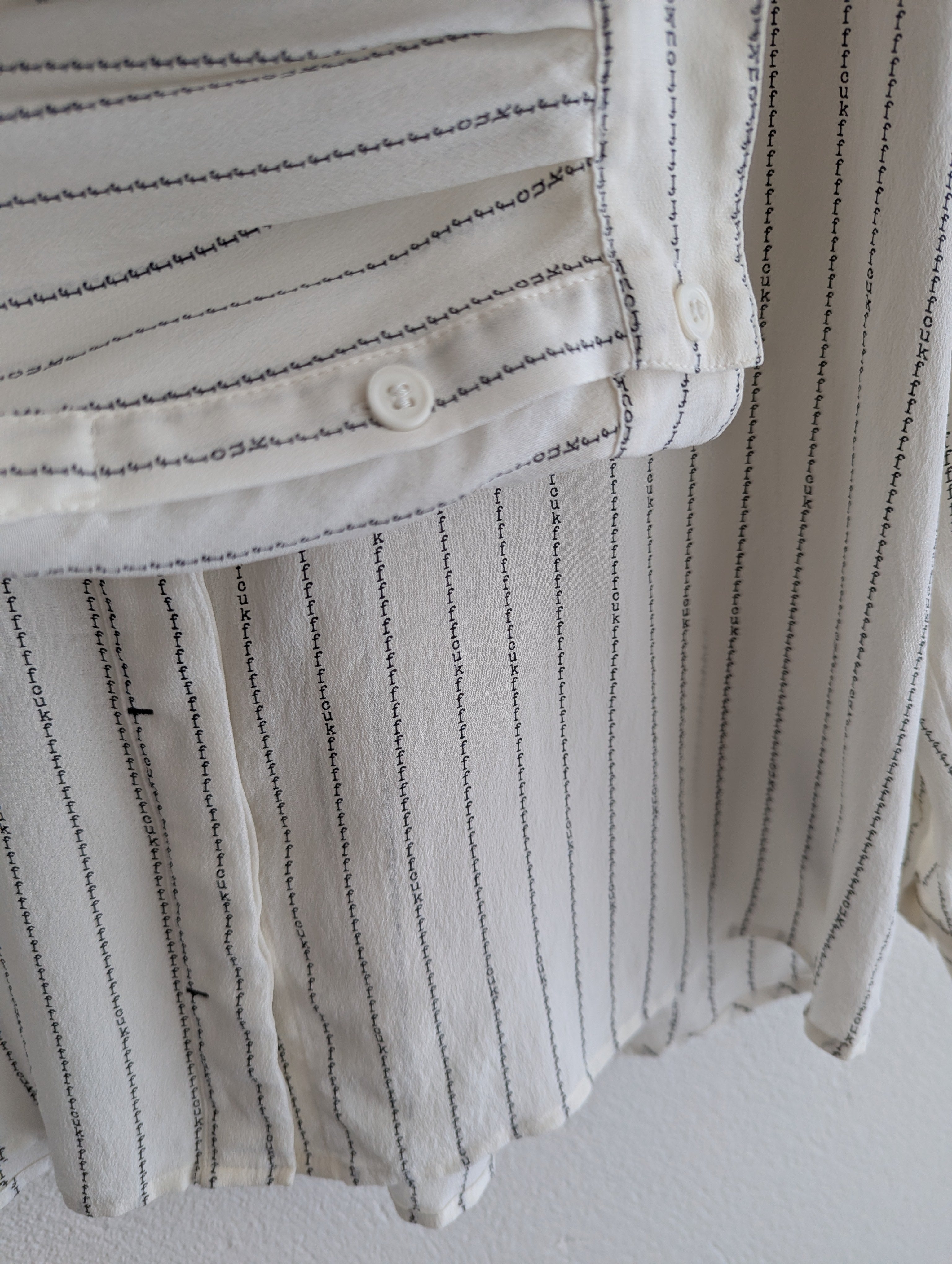 French Connection Silk Button-Down Blouse