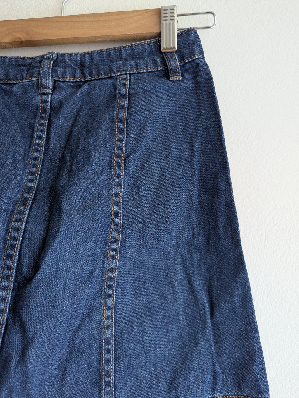 Forever New Button-Down Denim Skirt