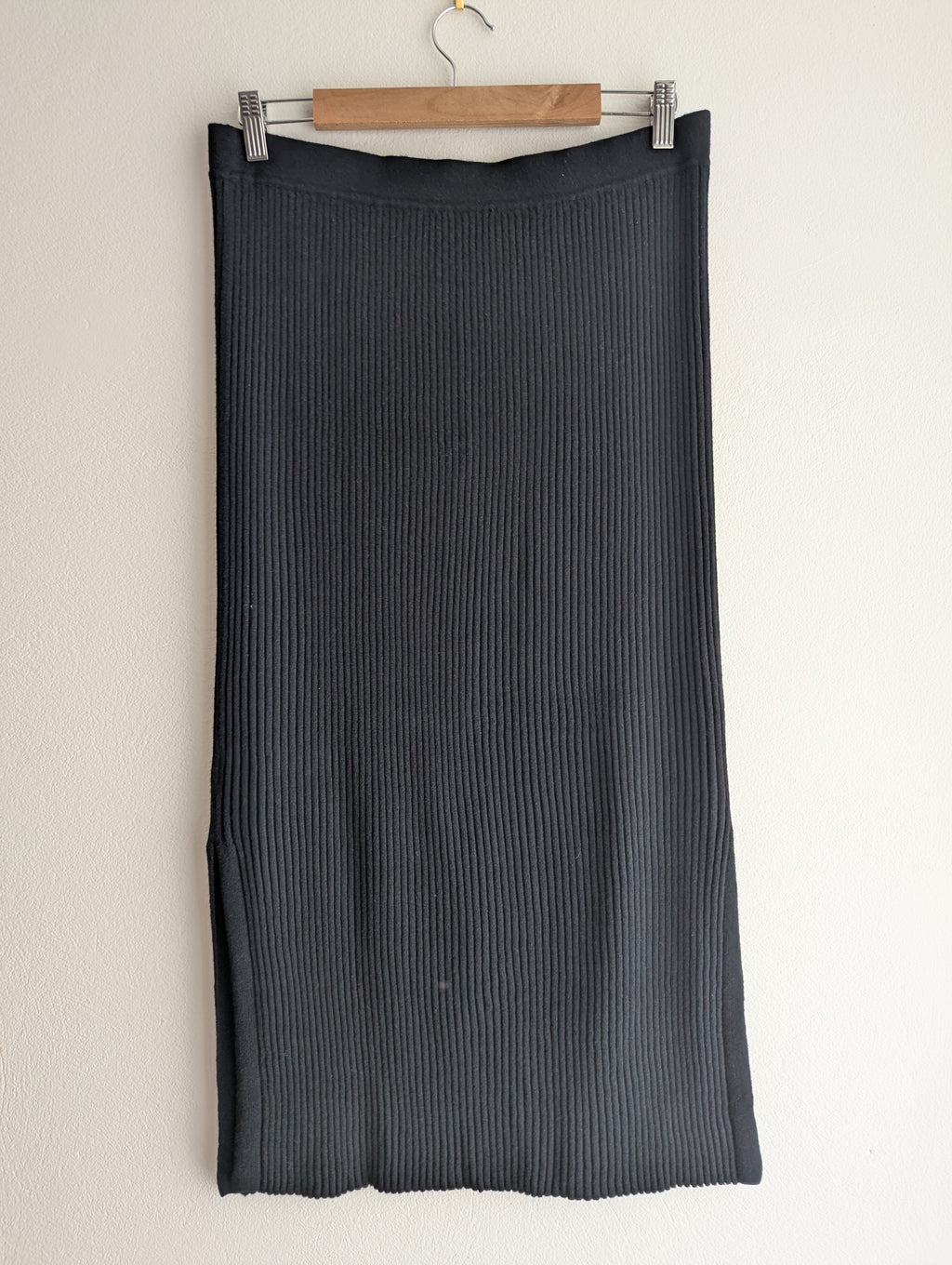 Mansted Merino Wool Ribbed Skirt