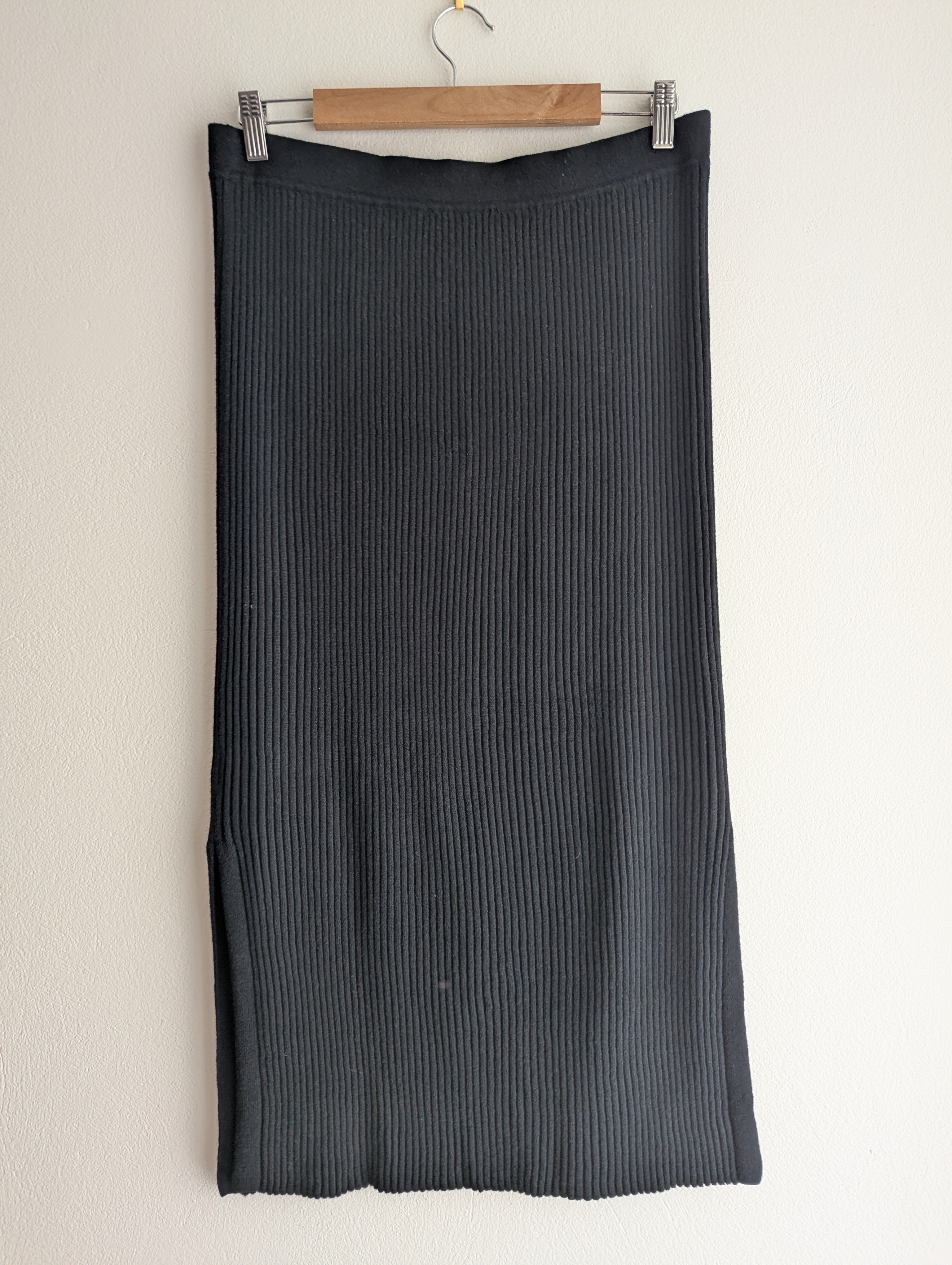 Mansted Merino Wool Ribbed Skirt