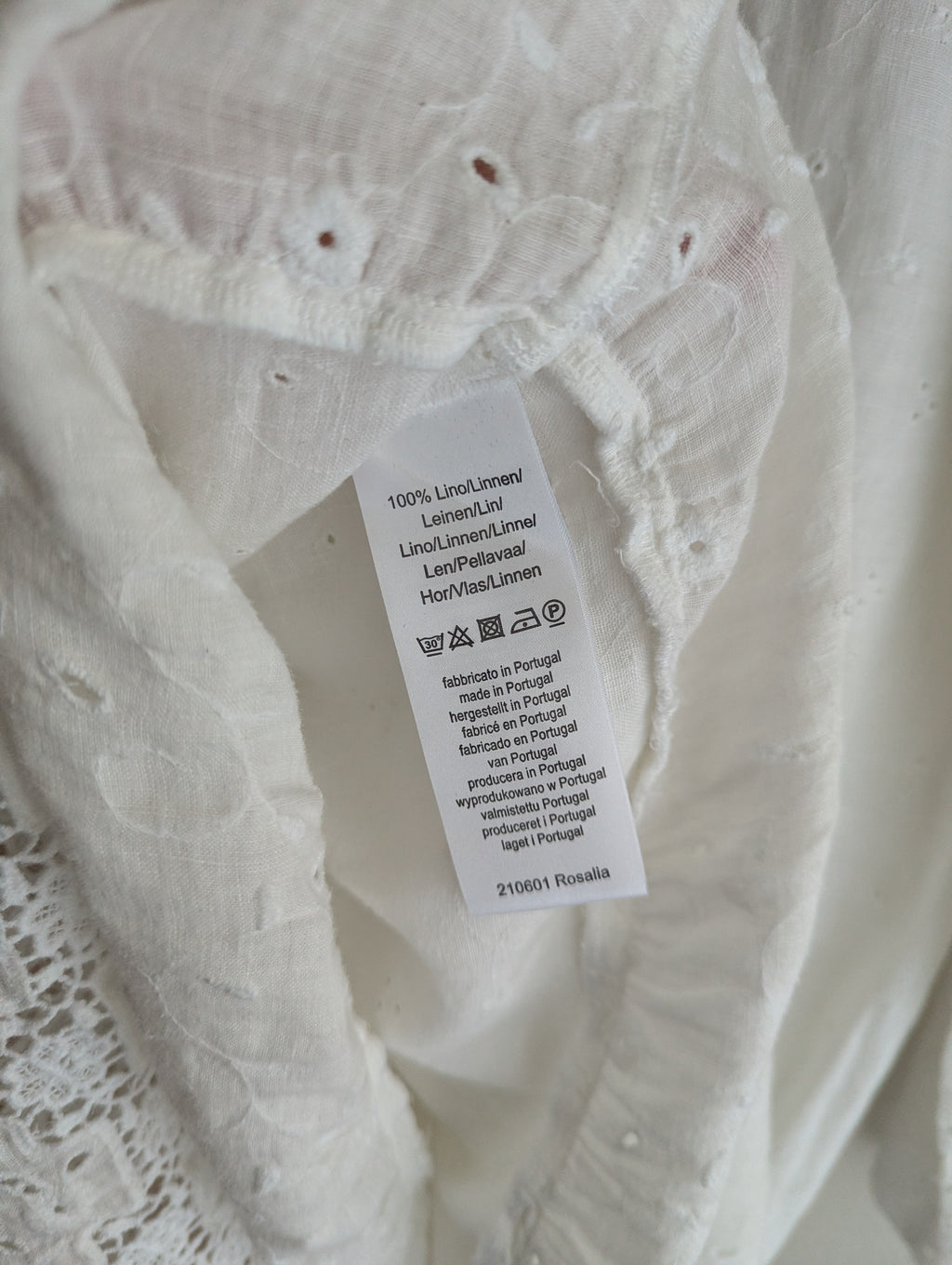 0039 Italy Broderie Anglais Dress