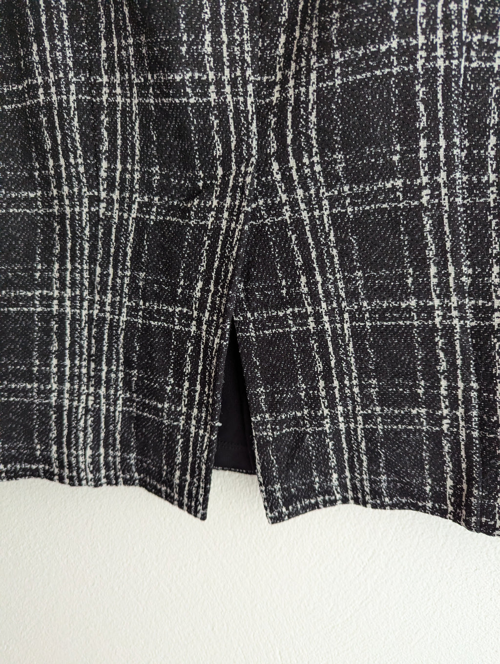 Cue in the City Check Skirt