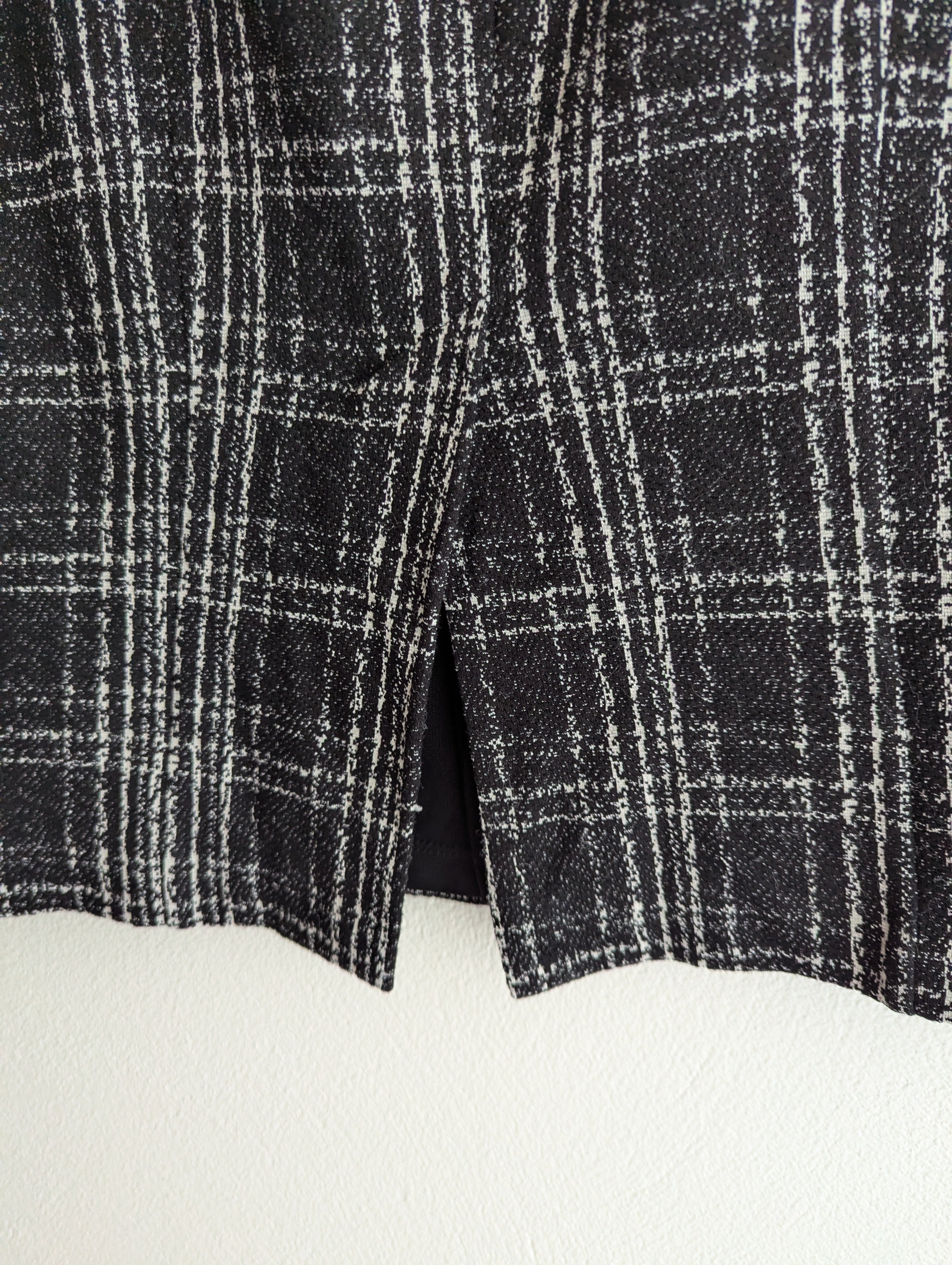 Cue in the City Check Skirt