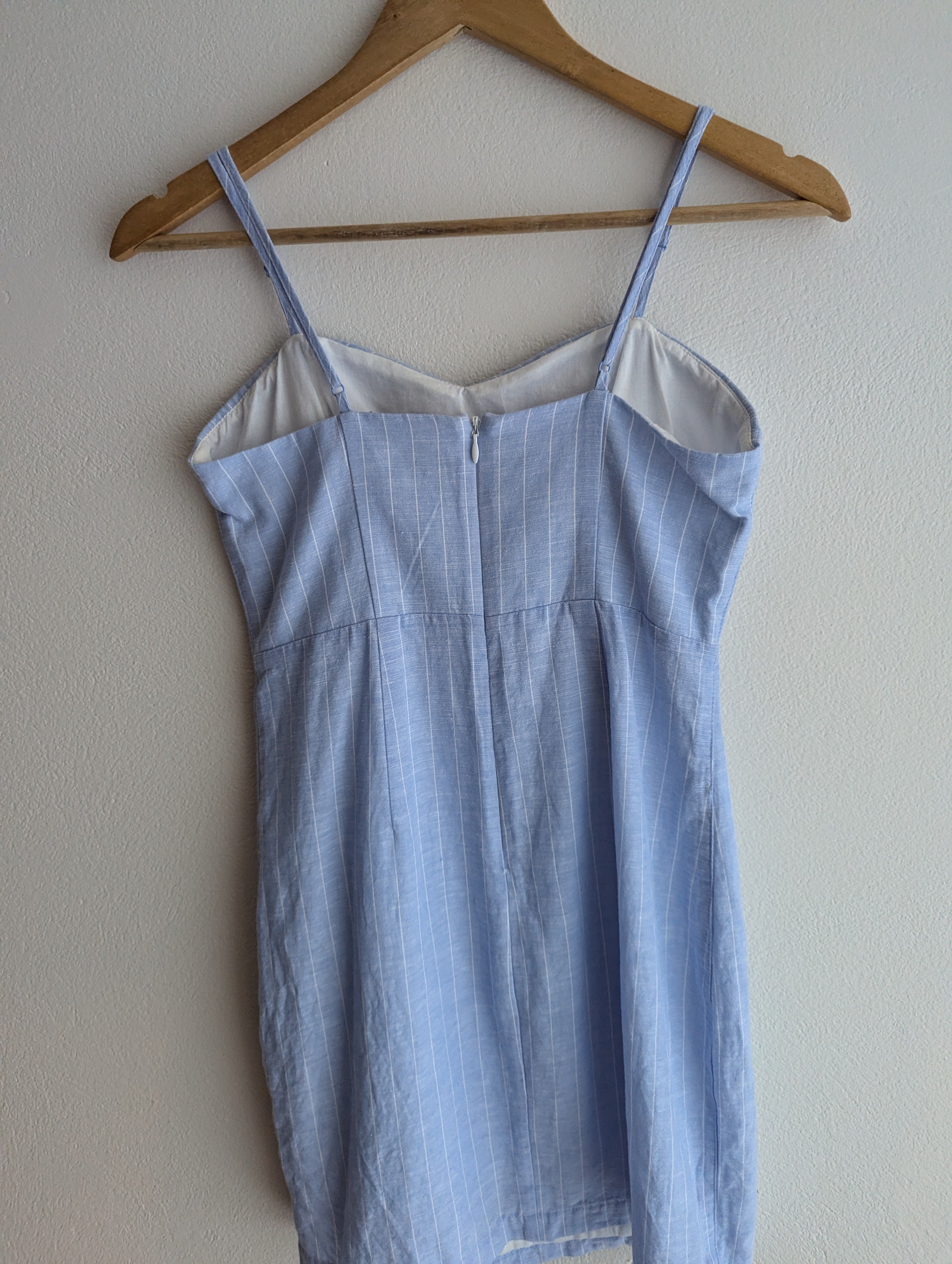 Bardot Blue & White Stripe Mini Dress