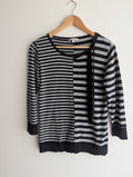 Veronika Maine Cotton Stripe Knit Top