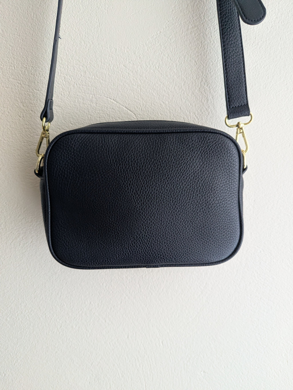 Zjoosh navy and houndstooth cross body camera bag