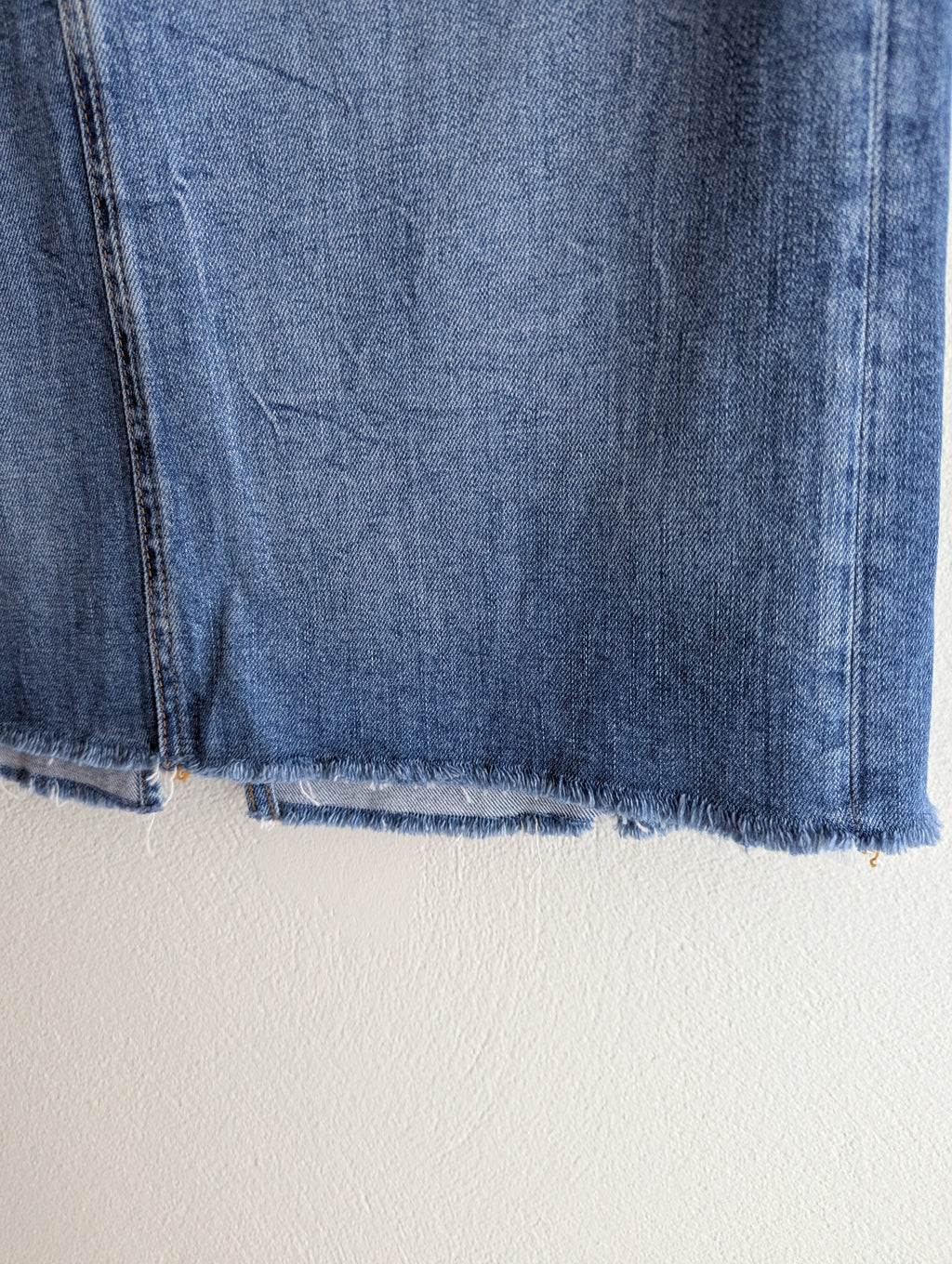 Zara Denim Midi Skirt