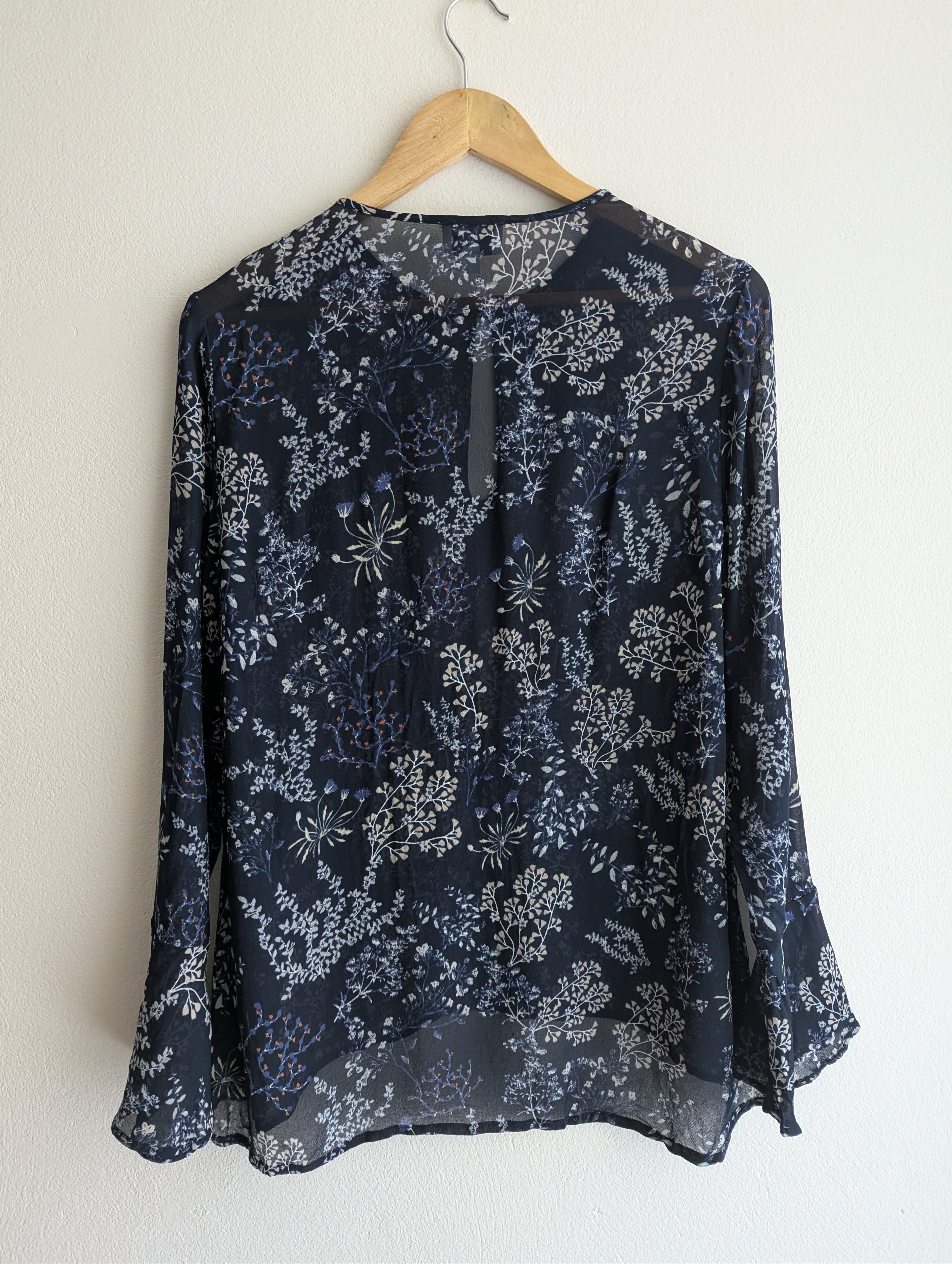 Witchery Sheer Floral Blouse