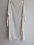 Christian Dior Cream Square Silk Scarf