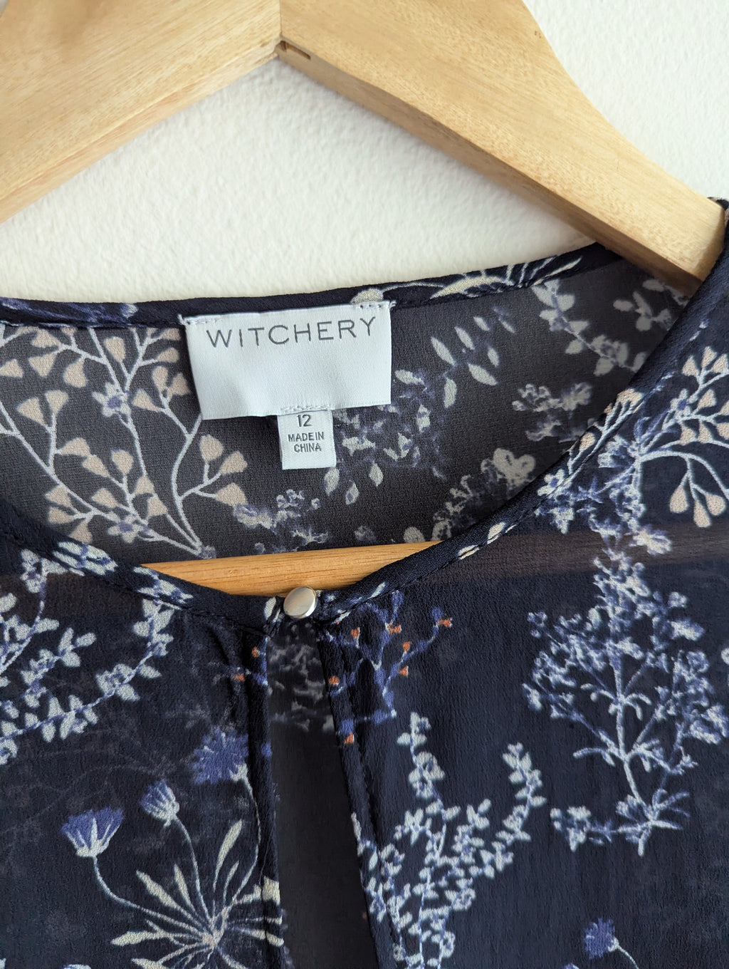 Witchery Sheer Floral Blouse