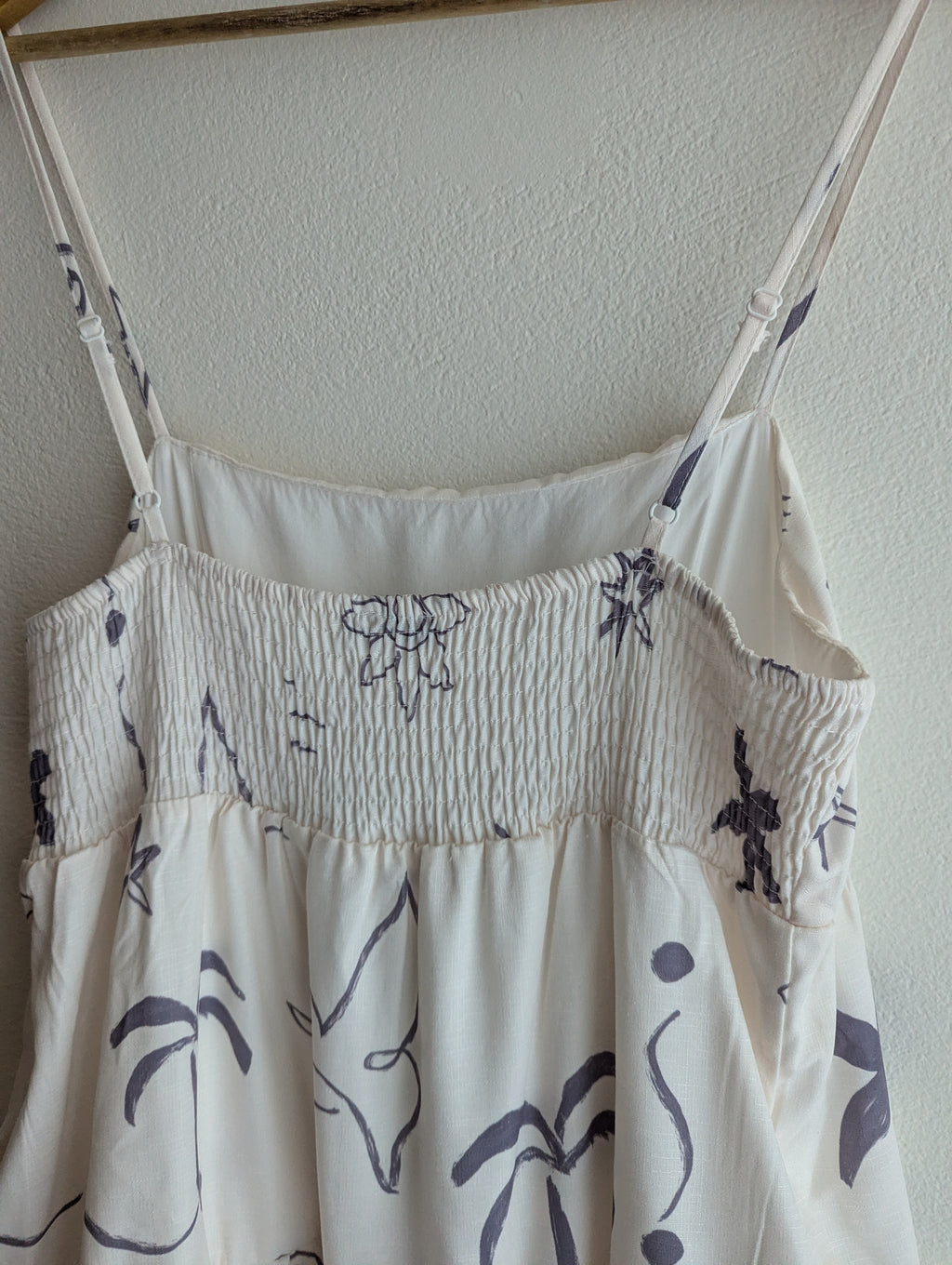 Delilah Beach Print Tiered dress