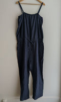 Sussan Linen Navy Jumpsuit