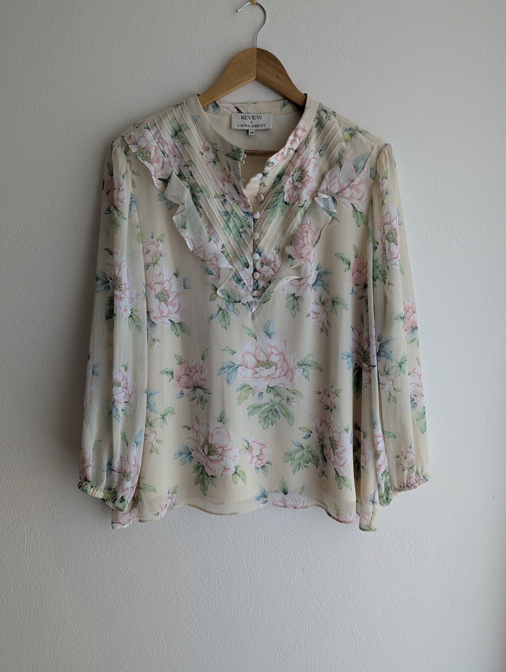 Review x Laura Ashley Floral Blouse