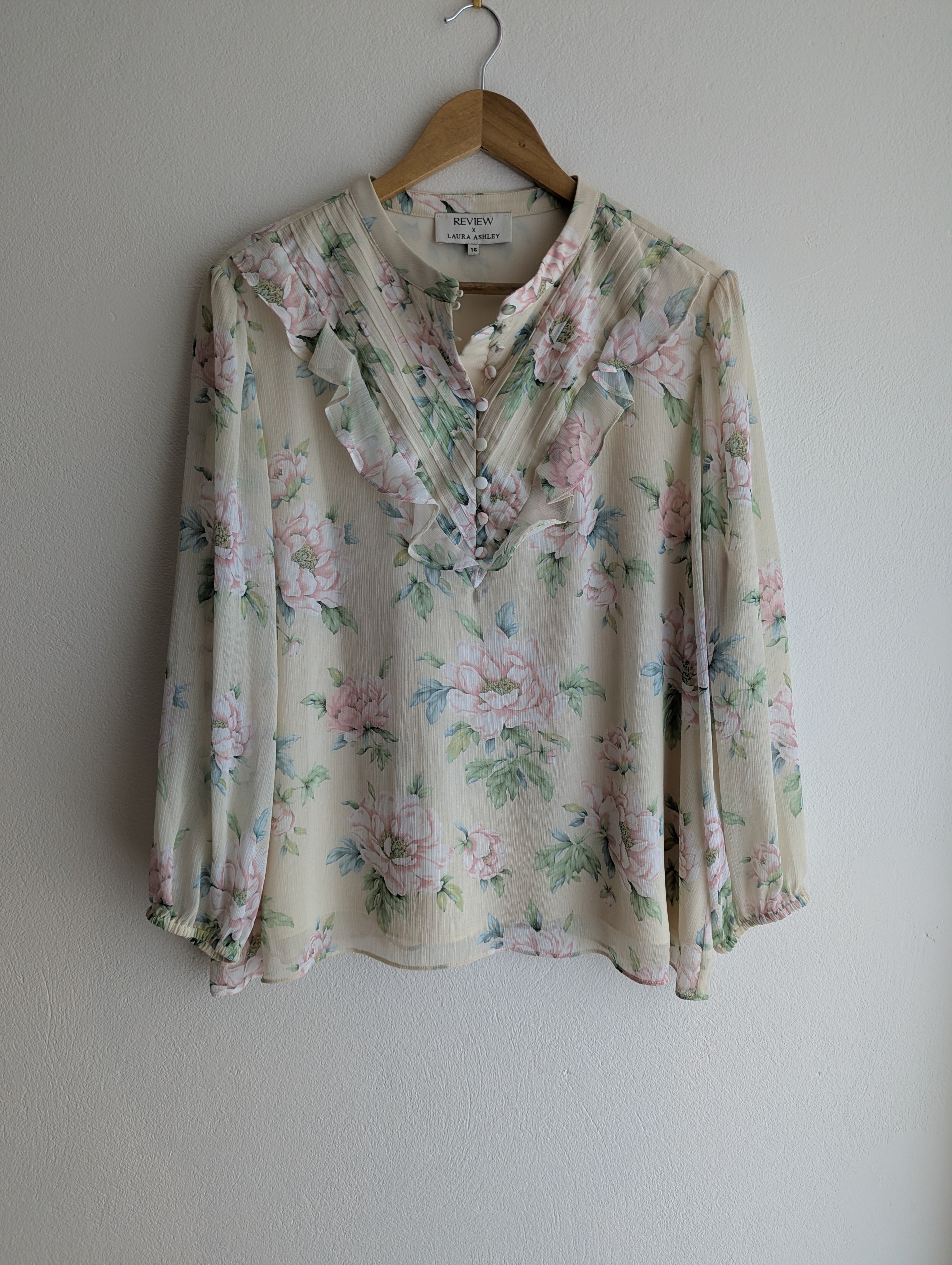 Review x Laura Ashley Floral Blouse