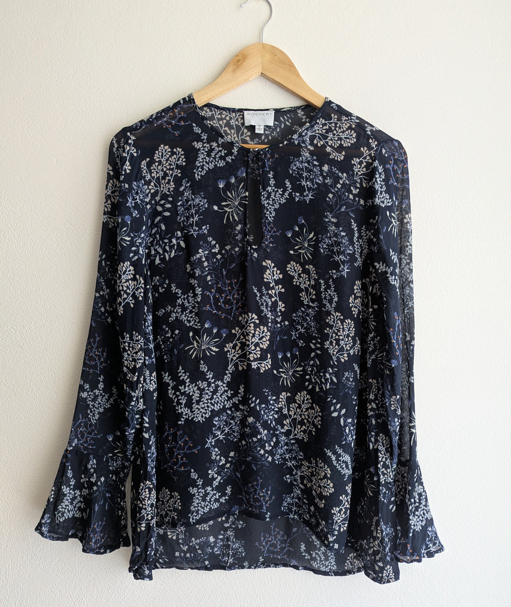 Witchery Sheer Floral Blouse