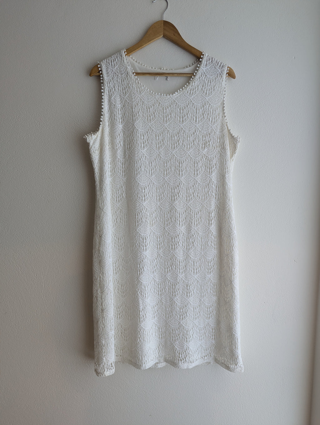 Lace shift dress