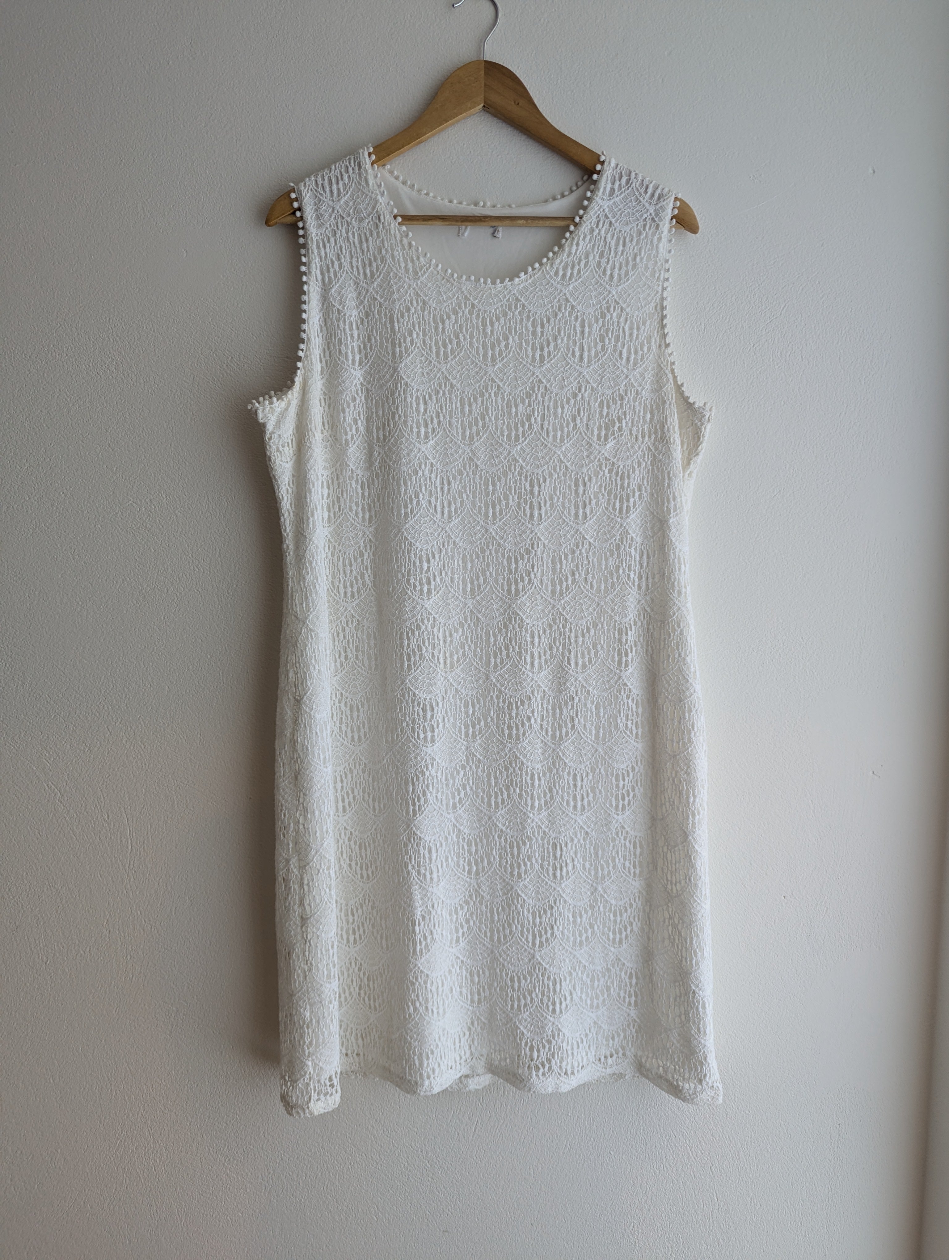 Lace shift dress