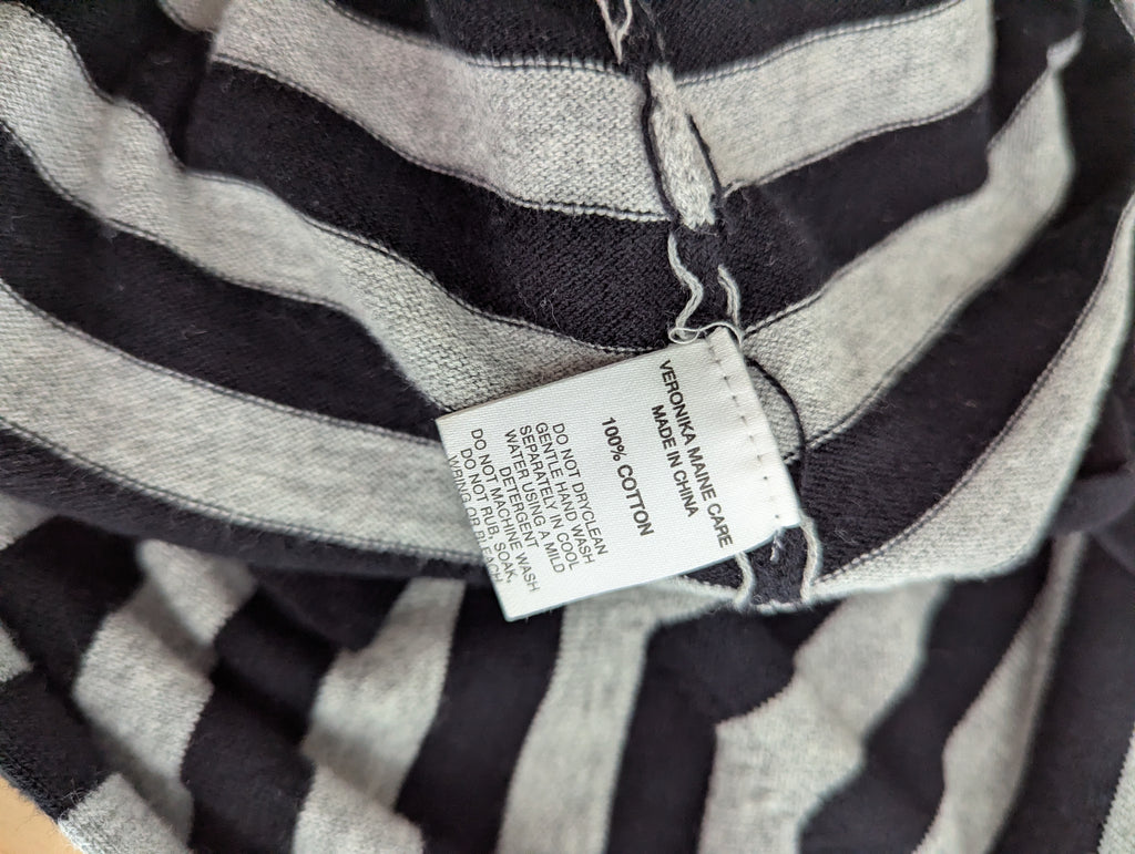 Veronika Maine Cotton Stripe Knit Top