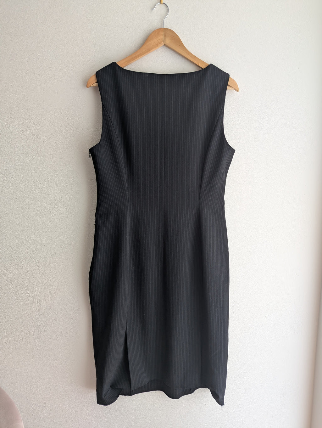 Cue Pinstripe Sleeveless Dress